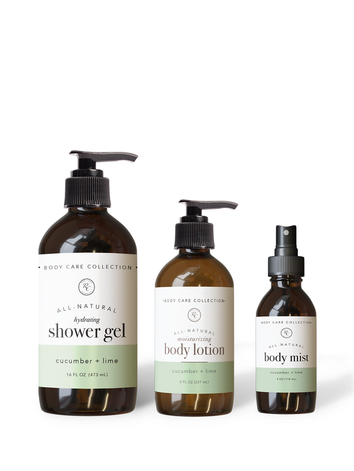 Cucumber + Lime Body Care Set | 3 piece