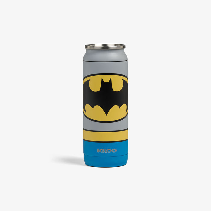 Front View | DC Super Heroes Batman™ 16 Oz Can::::Matte 3D Batman print
