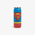 Front View | DC Super Heroes Superman™ 16 Oz Can::::Matte 3D Superman print