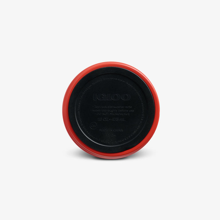 Bottom View | DC Super Heroes Superman™ 16 Oz Can::::Built-in coaster