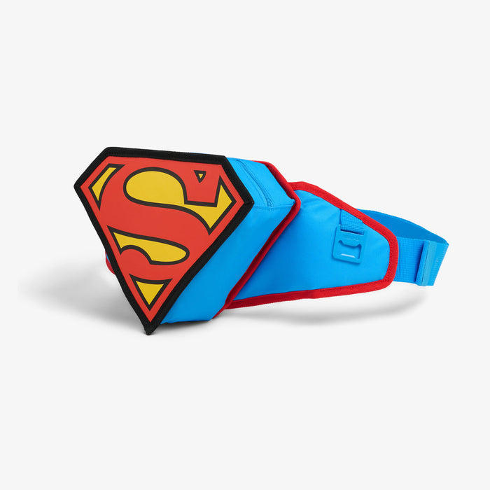 Angle View | DC Super Heroes Superman™ Belt Fanny Pack Cooler::::Bottle opener