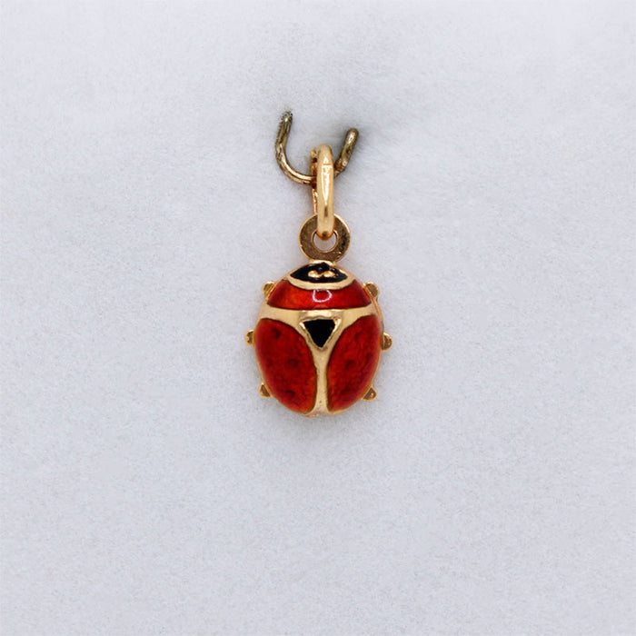 Dije de San Antonio en Oro 18k y Esmalte