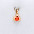 Dije en Forma de San Antonio en Oro 18k y Coral