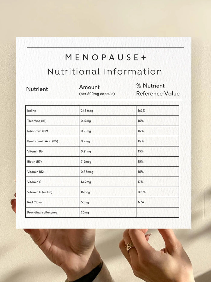Doctor Seaweed Menopause+ Supplement Capsules
