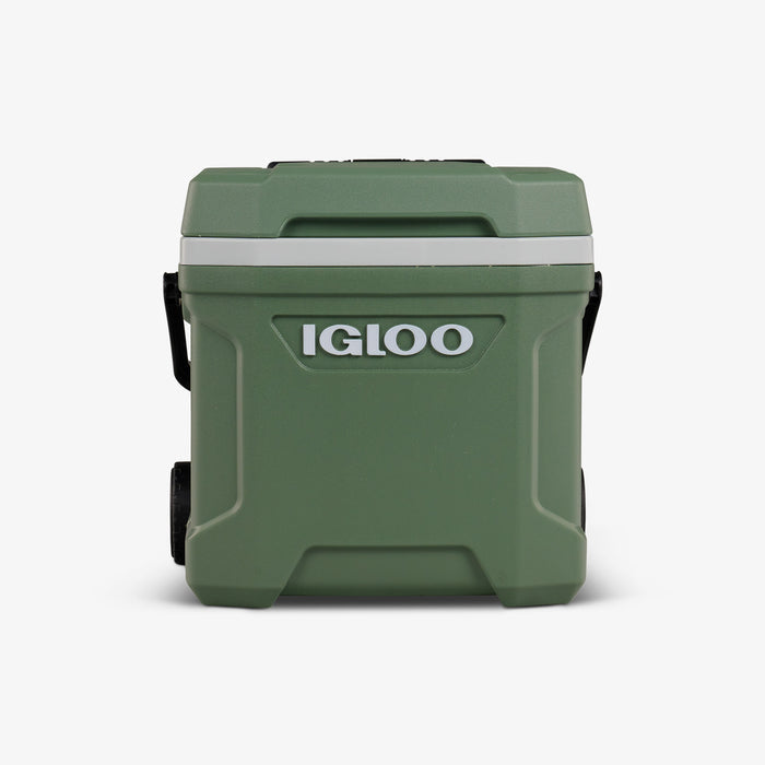 Front View | ECOCOOL® Latitude 16 Qt Cooler::::ECOCOOL® recycled resin in body, lid & liner