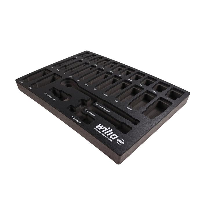 EMPTY FOAM TRAY FOR 1/2" INCH SOCKET SET