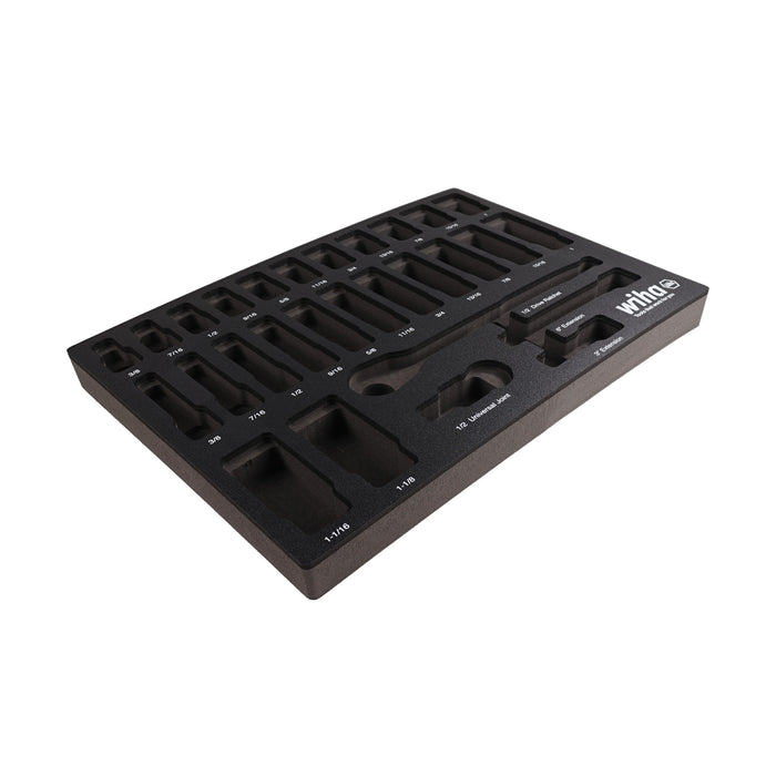 EMPTY FOAM TRAY FOR 1/2" INCH SOCKET SET