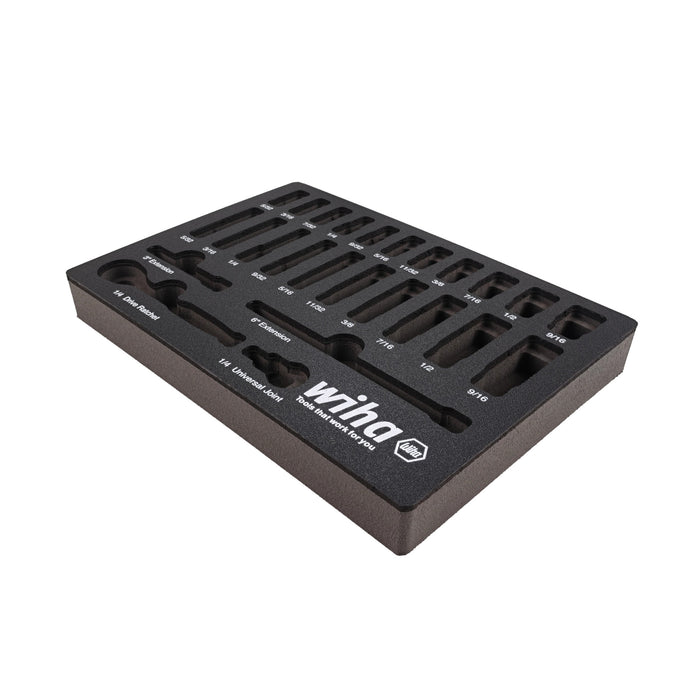 EMPTY FOAM TRAY FOR 1/4" INCH SOCKET SET