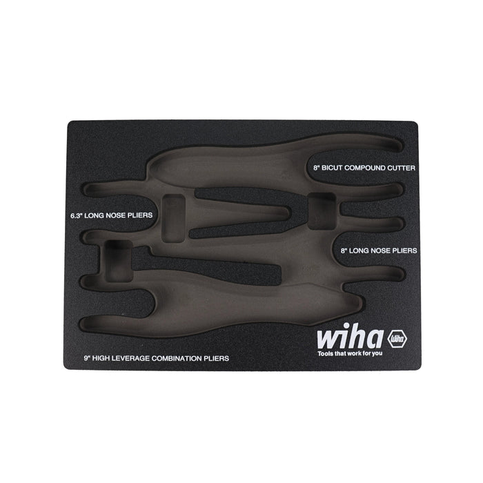 Empty Foam Tray for 4 Piece Pliers/Cutter Set