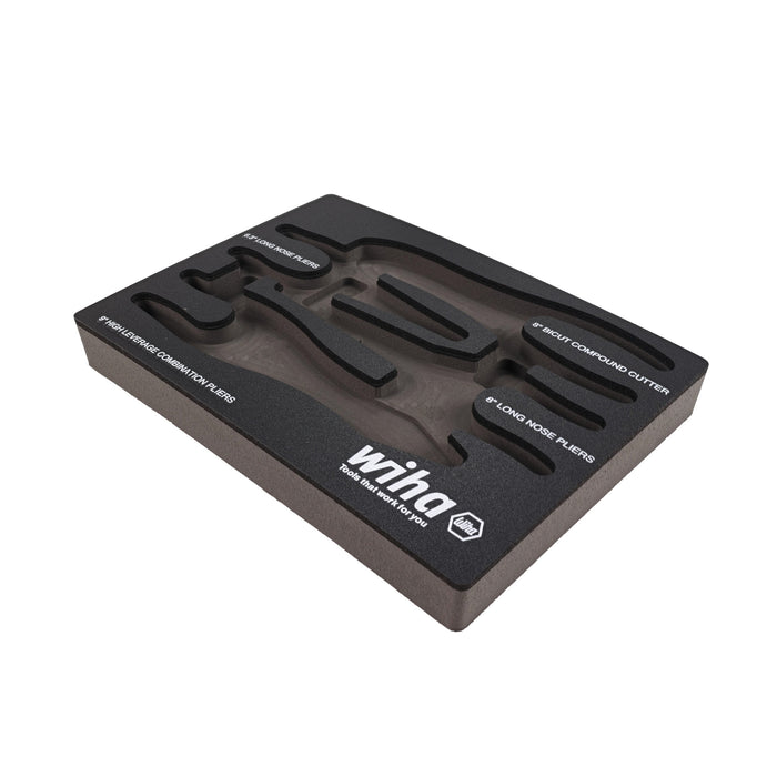 Empty Foam Tray for 4 Piece Pliers/Cutter Set