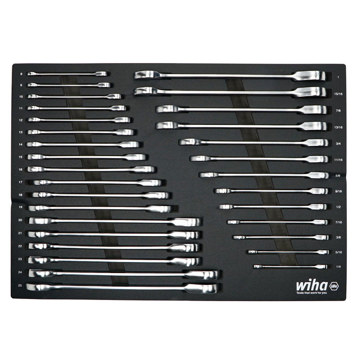 EMPTY FOAM TRAY FOR FOR RATCH/COMBO WRENCHES