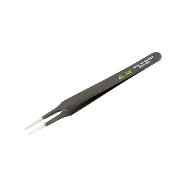 Wiha 44505 ESD Safe Tweezers 2a SA - 120mm