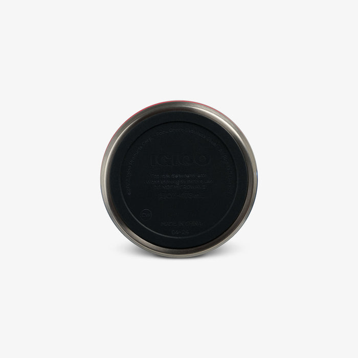 Bottom View | FC Bayern München 16 Oz Can::::Built-in coaster