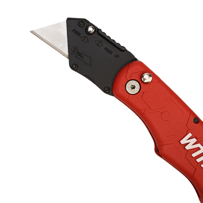 FlipLoc Folding Utility Knife with Blades