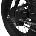 Folding peg with black cap on bike. @color_black