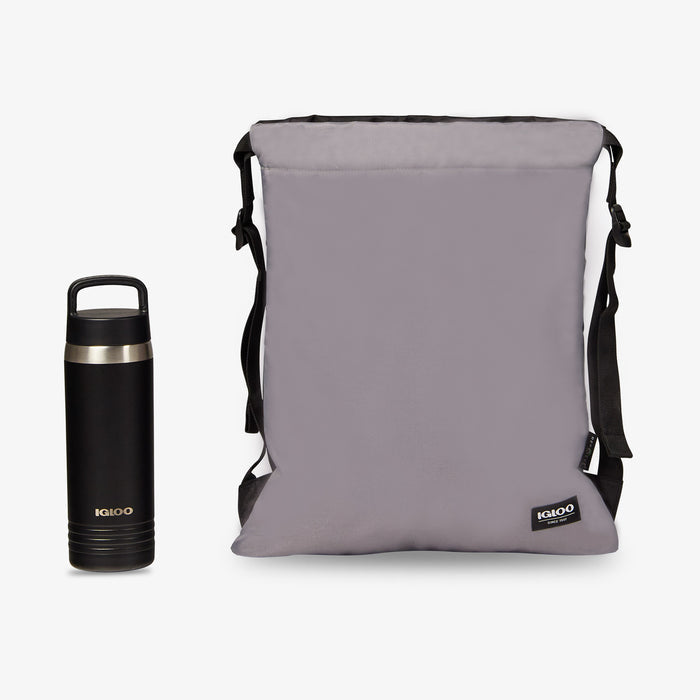 Angle View | FUNdamentals Cinch Pack Cooler Bag::::