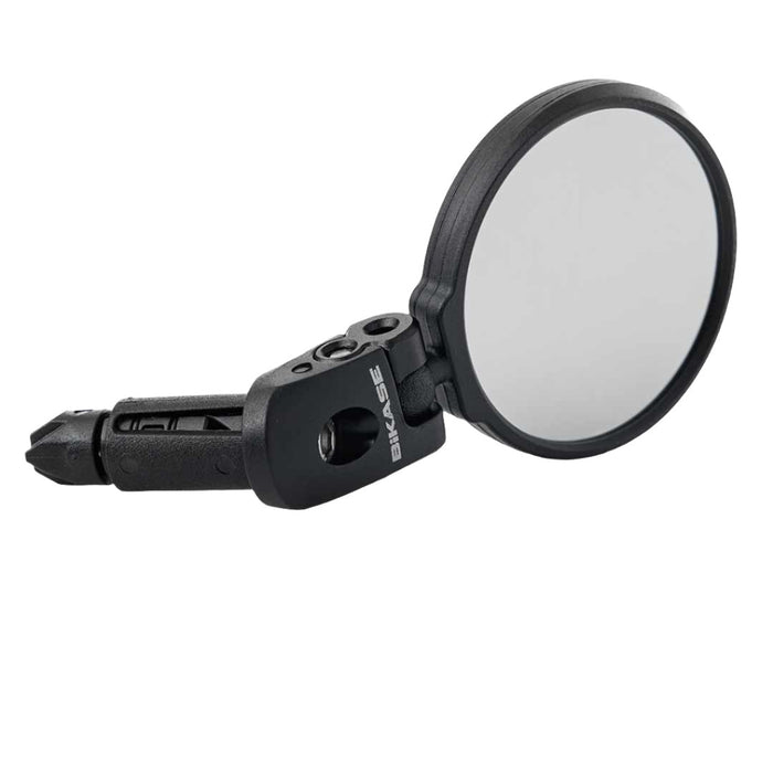 Close up of the BiKASE handlebar end mirror against a white background. View 1