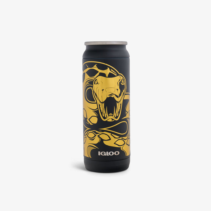 Front View | HARRY POTTER Dark Arts™ Nagini 16 Oz Can::::Gold metallic artwork