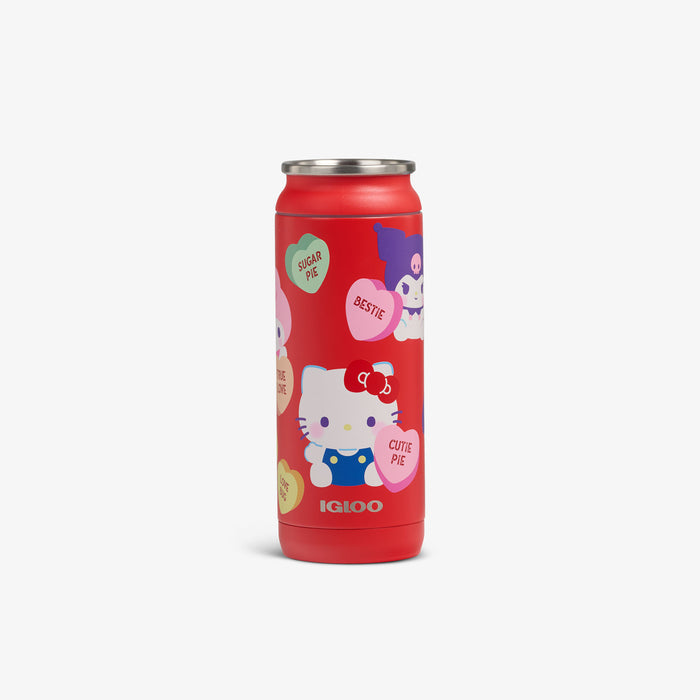 Front View | Hello Kitty® and Friends x Sweethearts® Candies 16 Oz Can::::Matte 3D character print
