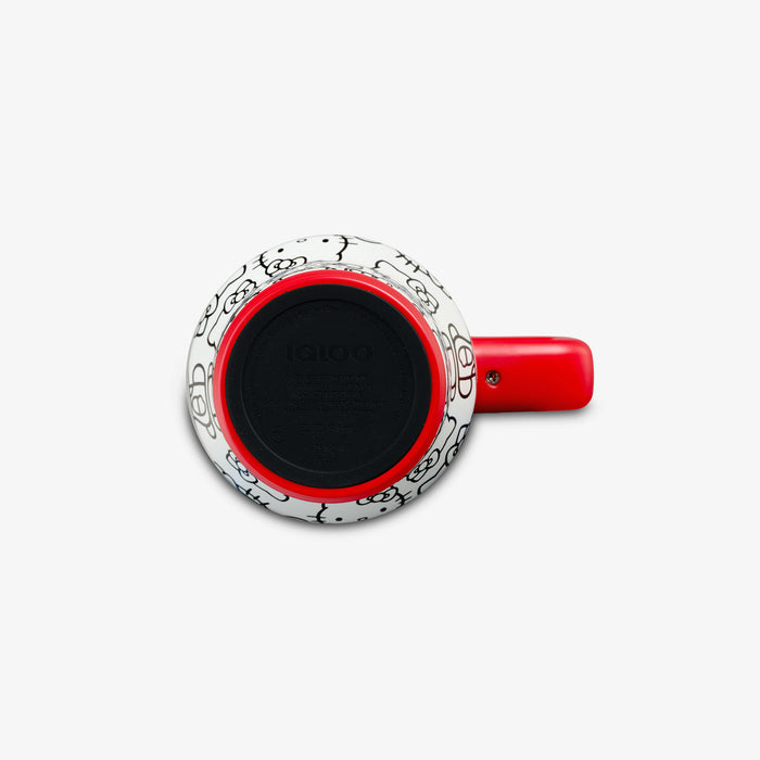 Bottom View | Hello Kitty® Classic 32 Oz Travel Mug::::Built-in coaster
