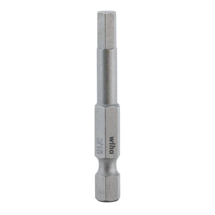 Wiha 74316 Hex Bit 3/16 - 50mm -  10 Pack