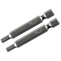 Wiha 73933 Hex Bit 6.0 - 70mm - 2 Pack