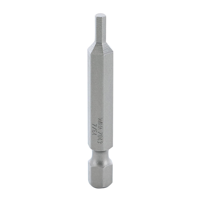Wiha 74312 Hex Bit 7/64 - 50mm -  10 Pack