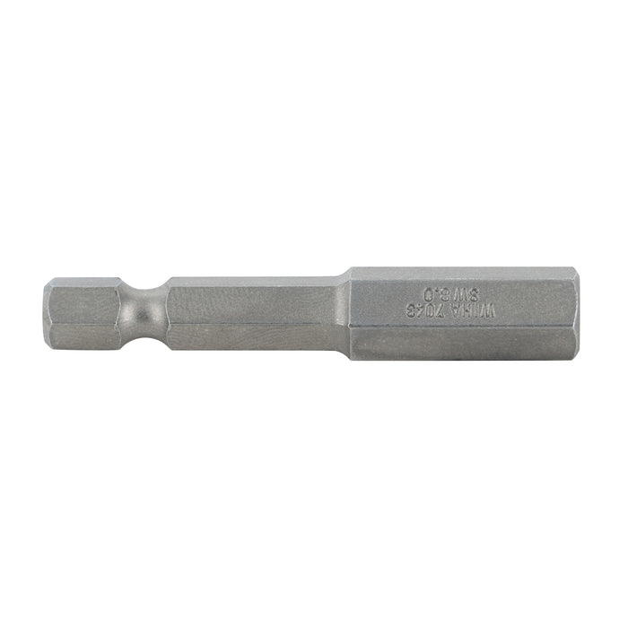 Hex Bit 8.0mm - 50mm -  10 Pack
