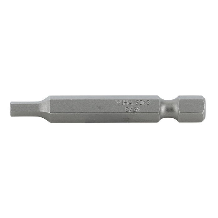 Hex Bit 9/64 - 50mm -  10 Pack