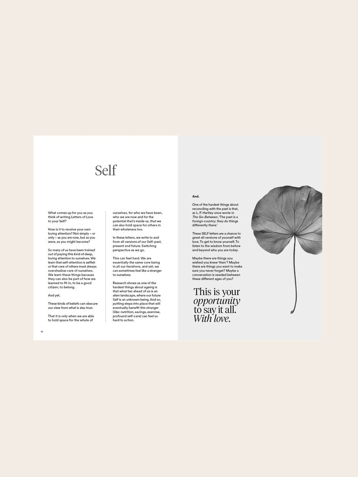 Inner Work Project Journal - Letters of Love