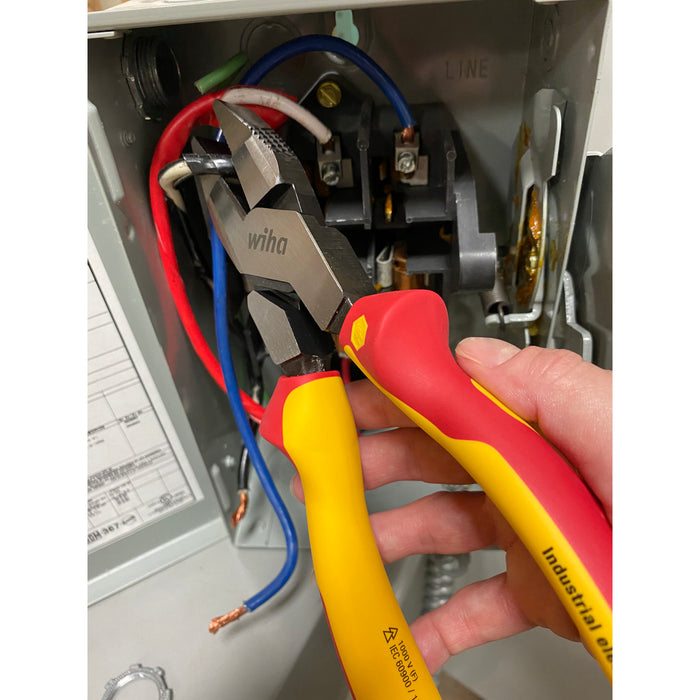 Insulated Industrial NE Style Lineman's Pliers 9.5"