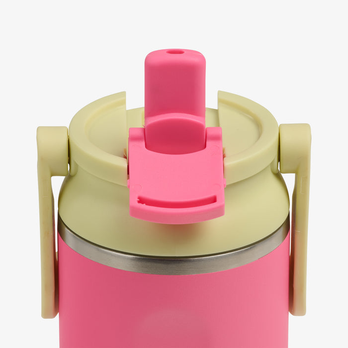 Straw View | Kids Lunch 12 Oz Sipper Bottle::Thrift Pink::Sipper straw