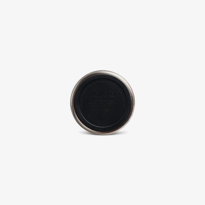 Bottom View | Kids Lunch 12 Oz Sipper Bottle::Thrift Pink::Built-in coaster