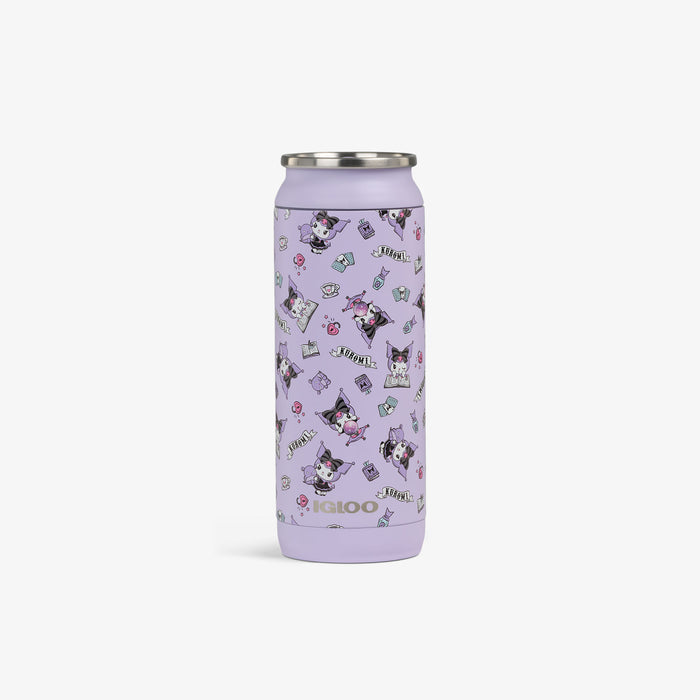 Front View | Kuromi™ 16 Oz Can::::Matte 3D character print