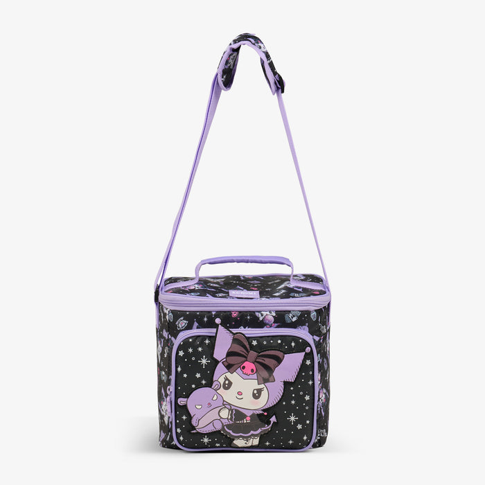 Strap View | Kuromi™ Square Lunch Cooler Bag::::Adjustable, padded shoulder strap