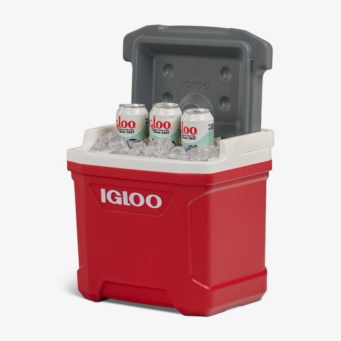 Open View | Latitude 16 Qt Cooler::Red::THERMECOOL insulation