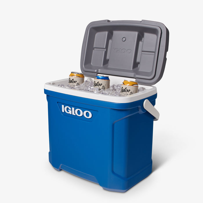 Open View | Latitude 30 Qt Cooler::Blue::THERMECOOL insulation