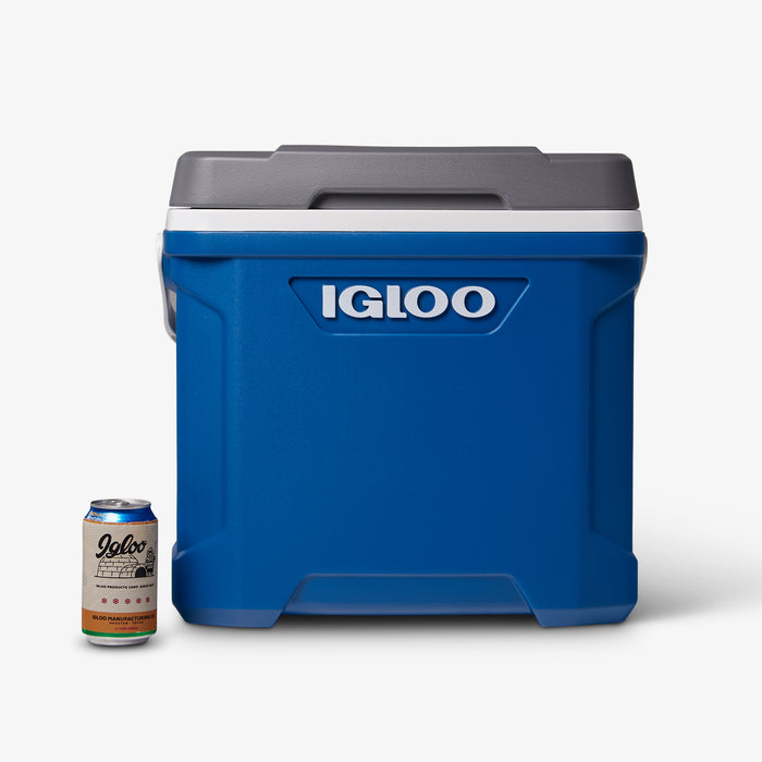 Size View | Latitude 30 Qt Cooler::Blue::Fits up to 41 cans