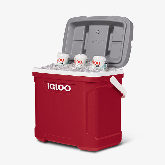 Open View | Latitude 30 Qt Cooler::Red::THERMECOOL insulation