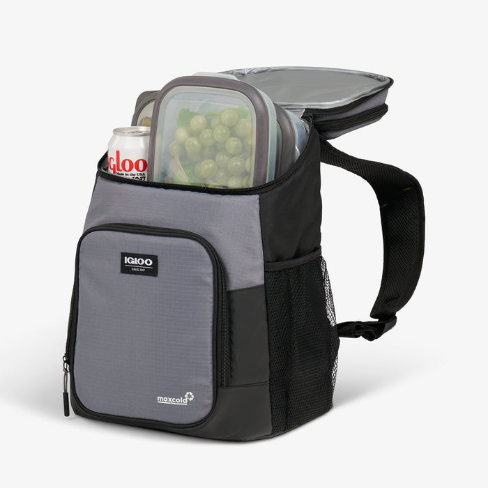 Open View | Latitude Hardtop 18-Can Backpack::Carbonite::MaxCold insulation
