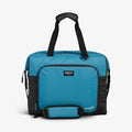 Front View | Latitude Snapdown 36-Can Cooler Bag::Modern Blue::Adjustable, removable shoulder strap
