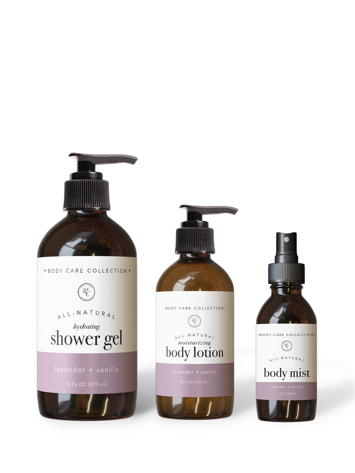 Lavender + Vanilla Body Care Set | 3 piece