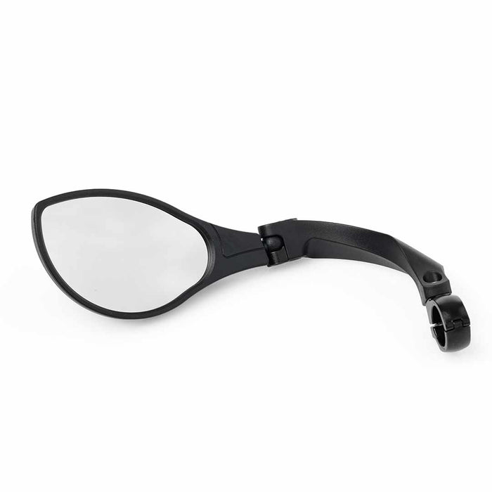 BiKASE left-hand handlebar mirror against a white background.