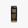 Front View | Liquid Death 16 Oz Slaughter Bottle::Black::Gold metallic artwork