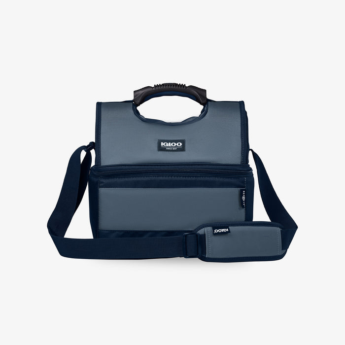 Front View | MaxCold Evergreen Gripper 16-Can Bag::::Made with eco-friendly REPREVE®