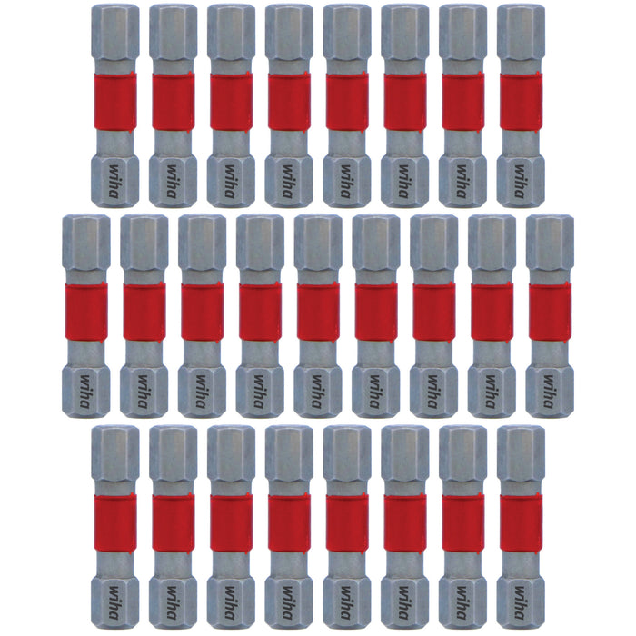 Wiha 76635 MaxxTor Impact Bit Hex 1/4" - 29mm - 25 Pack