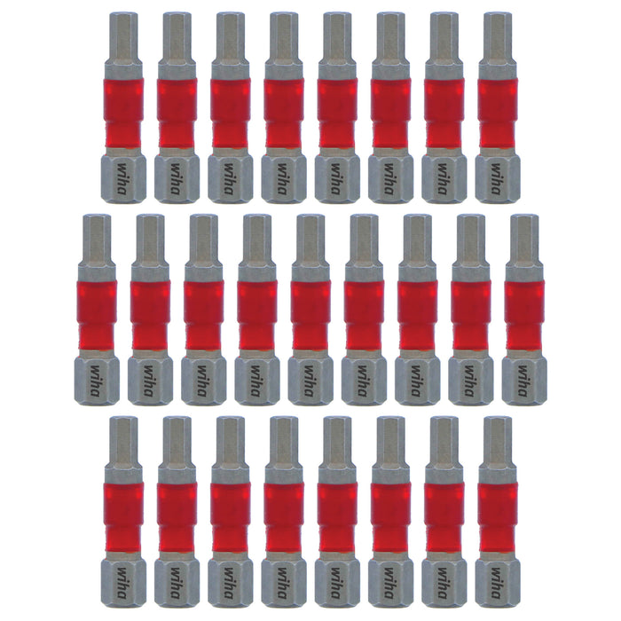 Wiha 76632 MaxxTor Impact Bit Hex 5/32" - 29mm - 25 Pack