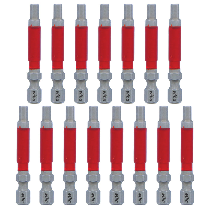 Wiha 76672 MaxxTor Impact Bit Hex 5/32" - 49mm - 15 Pack