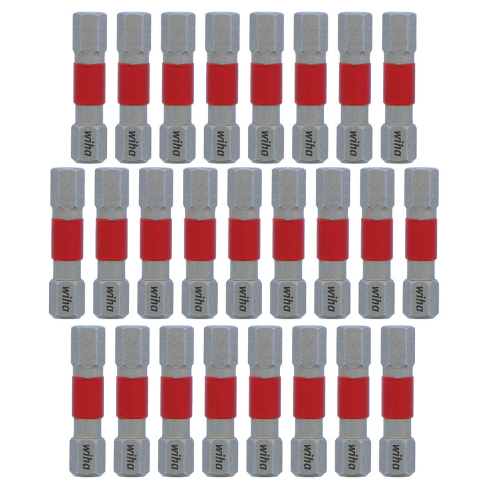 Wiha 76626 MaxxTor Impact Bit Hex 6.0mm - 29mm - 25 Pack