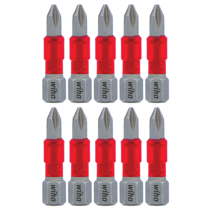 Wiha 76501 MaxxTor Impact Bit Phillips #1 - 29mm - 10 Pack